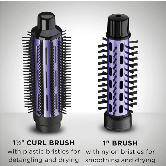 Hot Air Curling Combo, Includes 1.5-inch Curl Brush and 1-inch - Picture 2 of 8